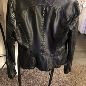 Black leather Jacket